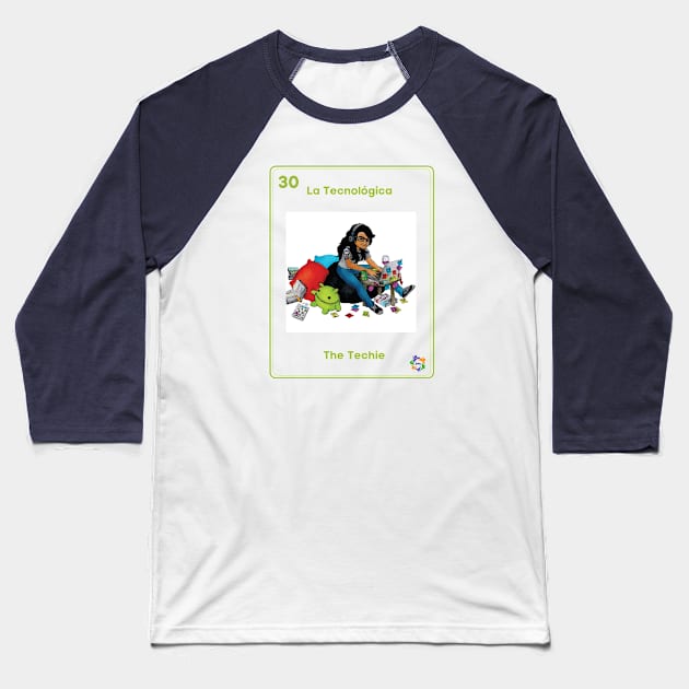 La Tecnologica Baseball T-Shirt by Somos Mujeres Latinas 